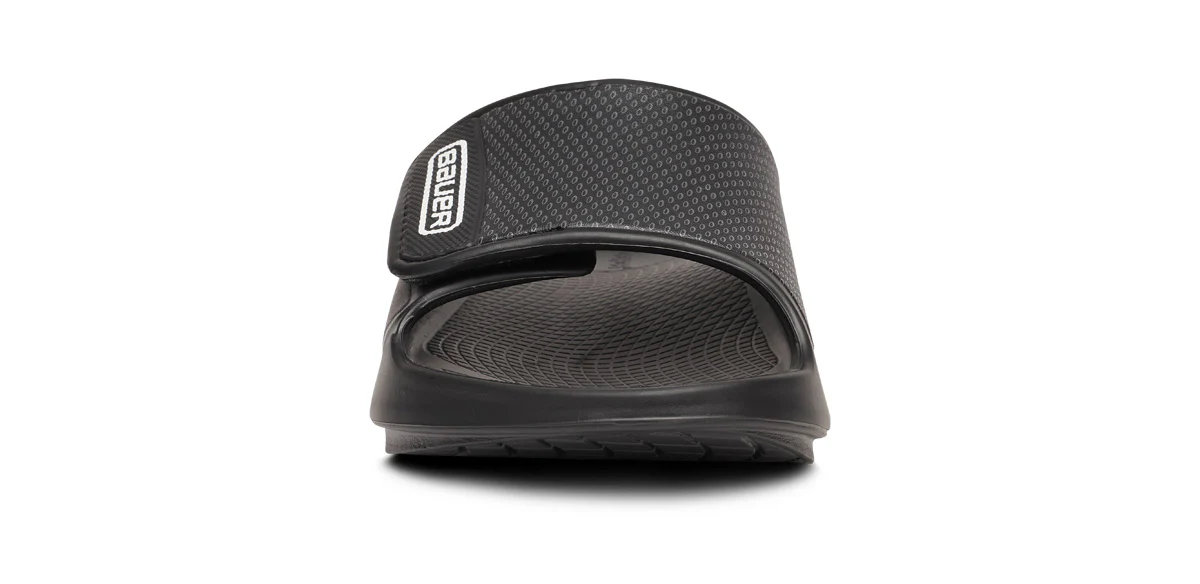 BAUER/OOFOS Men's OOahh Sport Flex Sandal – Black - Image 3