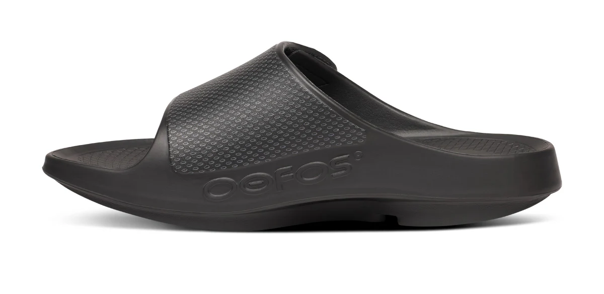 BAUER/OOFOS Women's OOahh Sport Flex Sandal – Black - Image 4