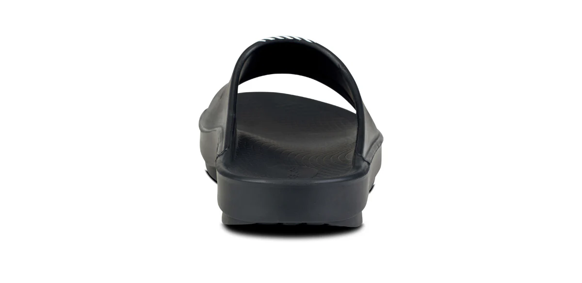 FJ X OOFOS Men's OOahh Sport Slide Sandal - Black - Image 5
