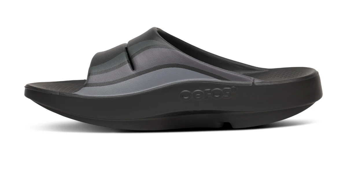 Men's OOahh Sport Slide Sandal - Black Wave - Image 4