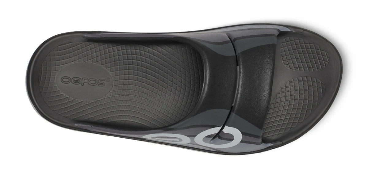 Men's OOahh Sport Slide Sandal - Black Wave - Image 6