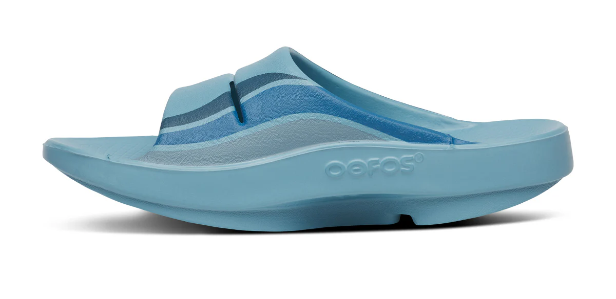 Women's OOahh Sport Slide Sandal - Ocean Blue Wave - Image 4