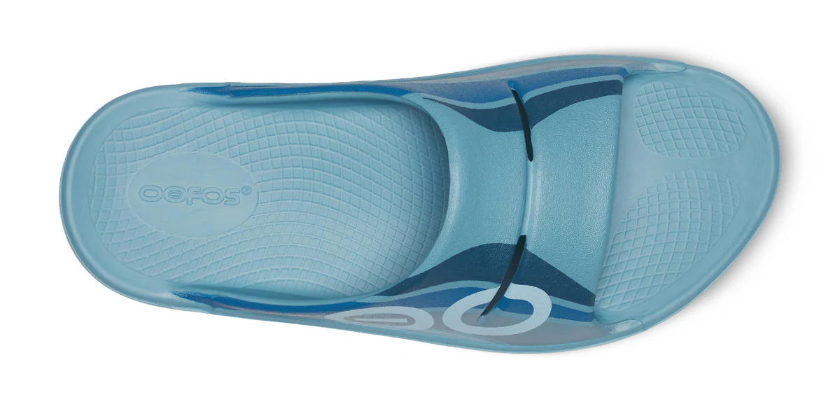 Women's OOahh Sport Slide Sandal - Ocean Blue Wave - Image 6