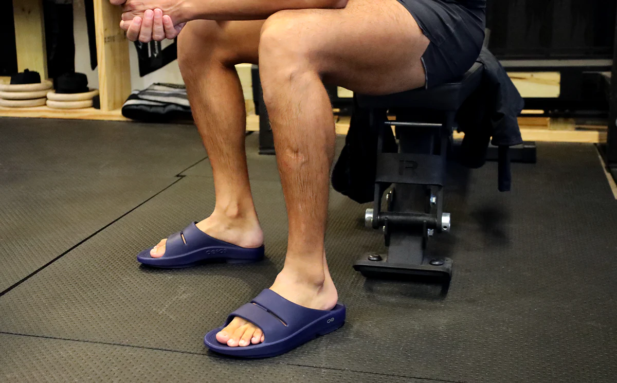 Men's OOahh Slide Sandal - Navy - Image 9